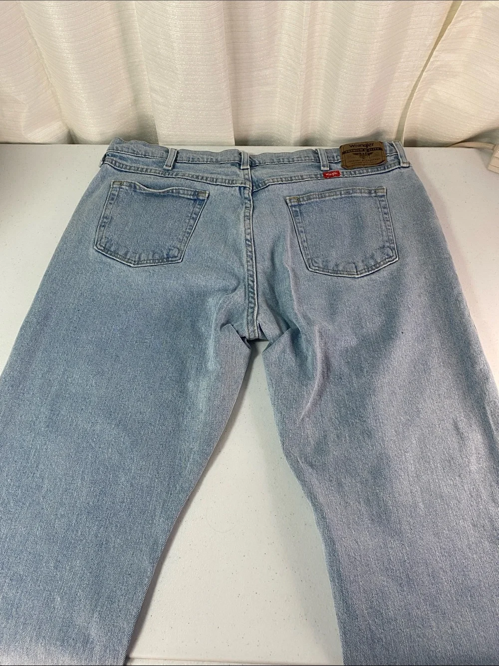 Wrangler Light Blue Relaxed Fit Denim Jeans